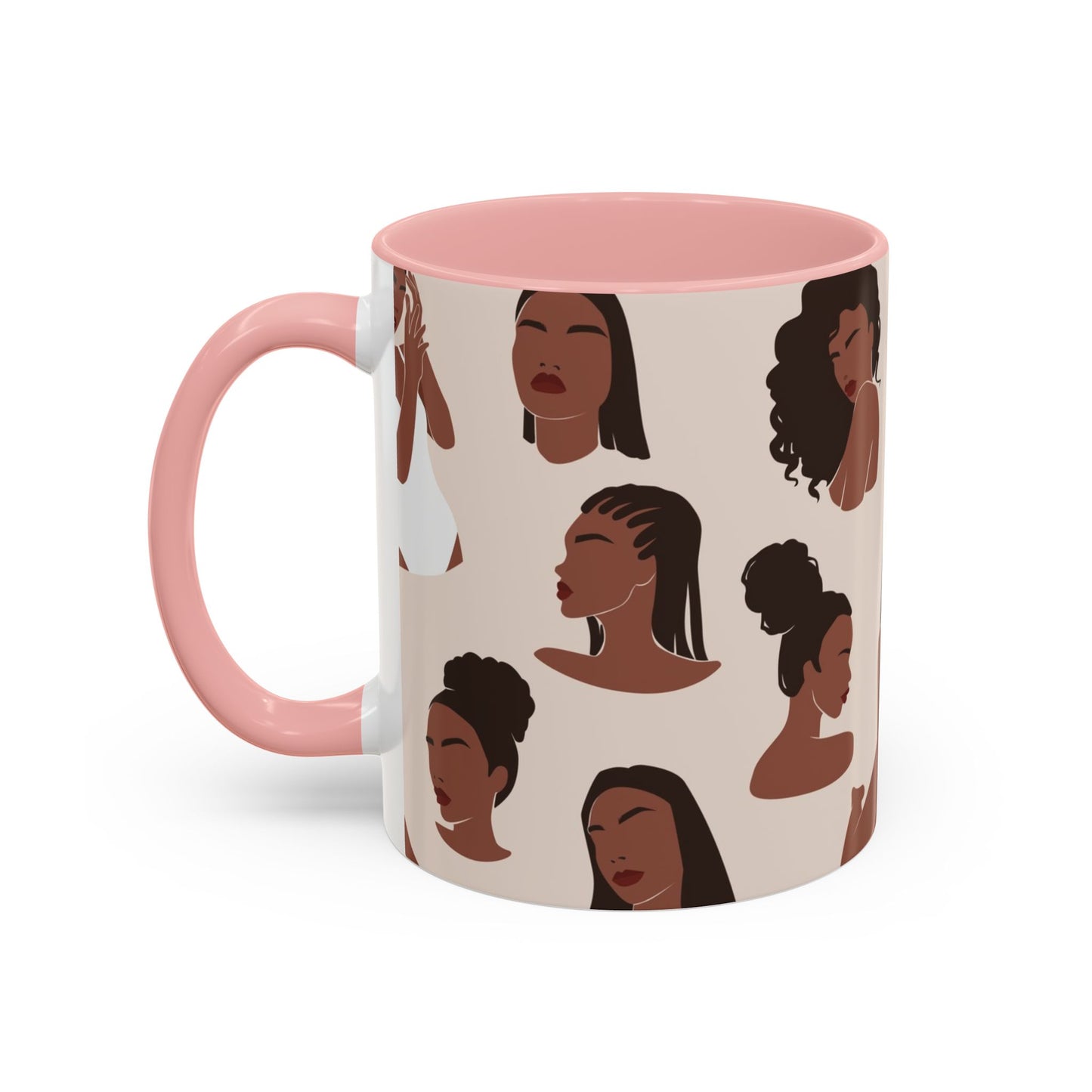 Women Coffee Mug, Empowerment Gift, Modern Art Mug, Inspirational Decor, Self-Care Coffee Cup
