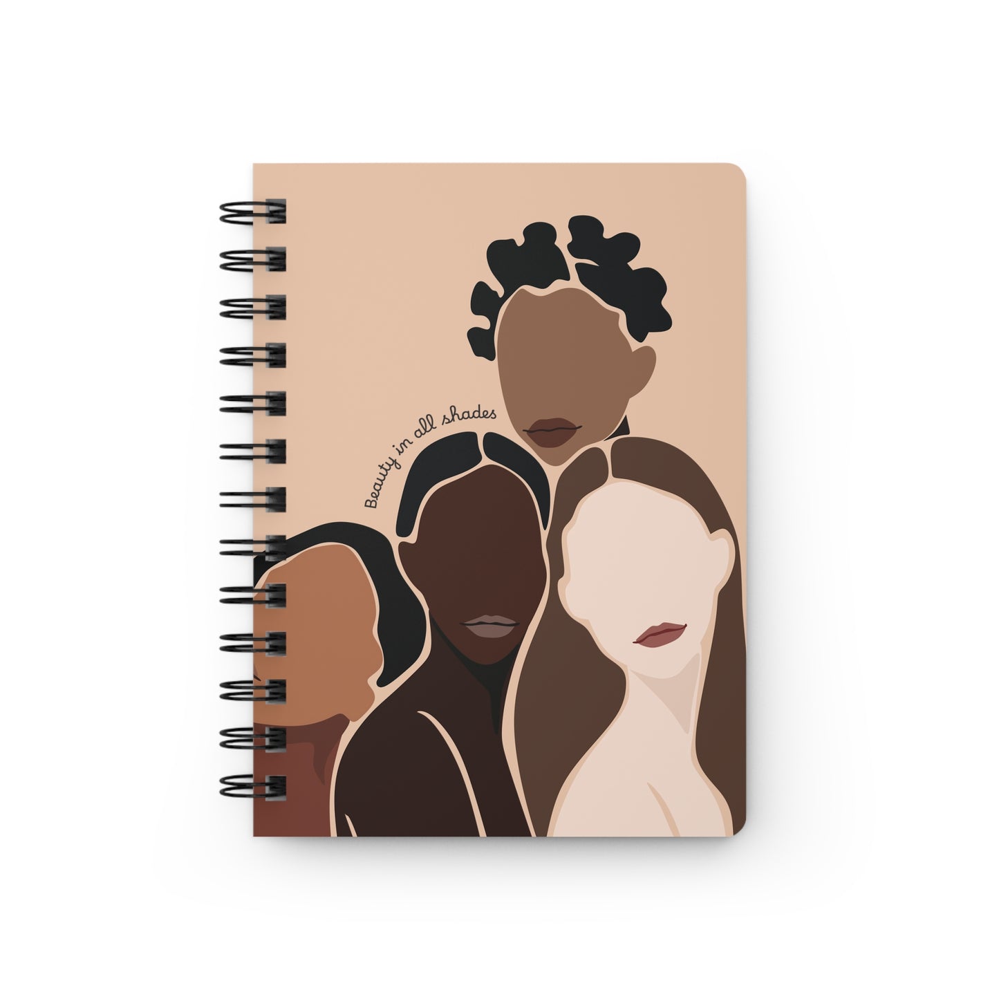 Beauty in all Shades Spiral Bound Journal
