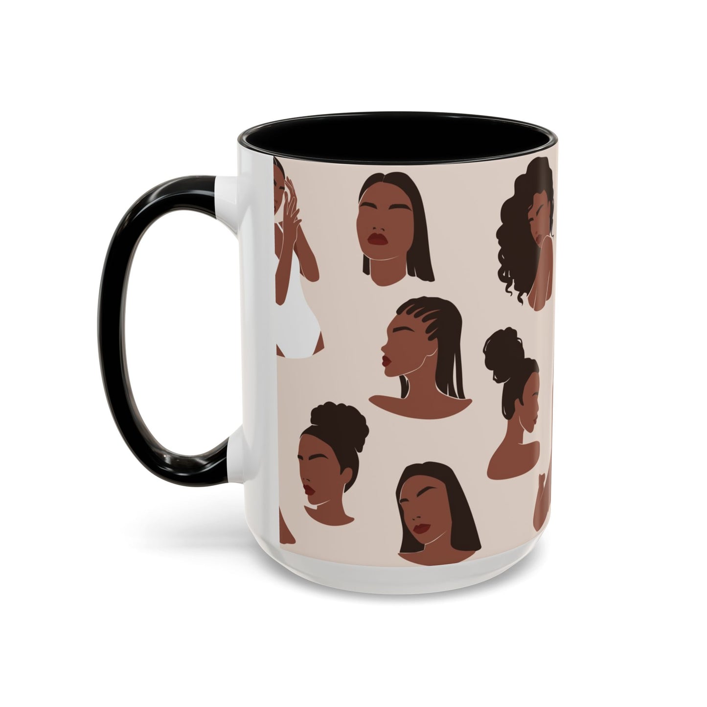 Women Coffee Mug, Empowerment Gift, Modern Art Mug, Inspirational Decor, Self-Care Coffee Cup