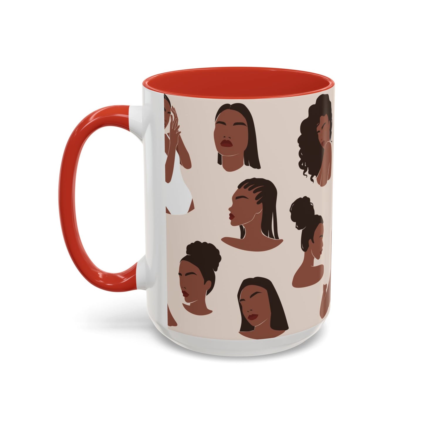 Women Coffee Mug, Empowerment Gift, Modern Art Mug, Inspirational Decor, Self-Care Coffee Cup
