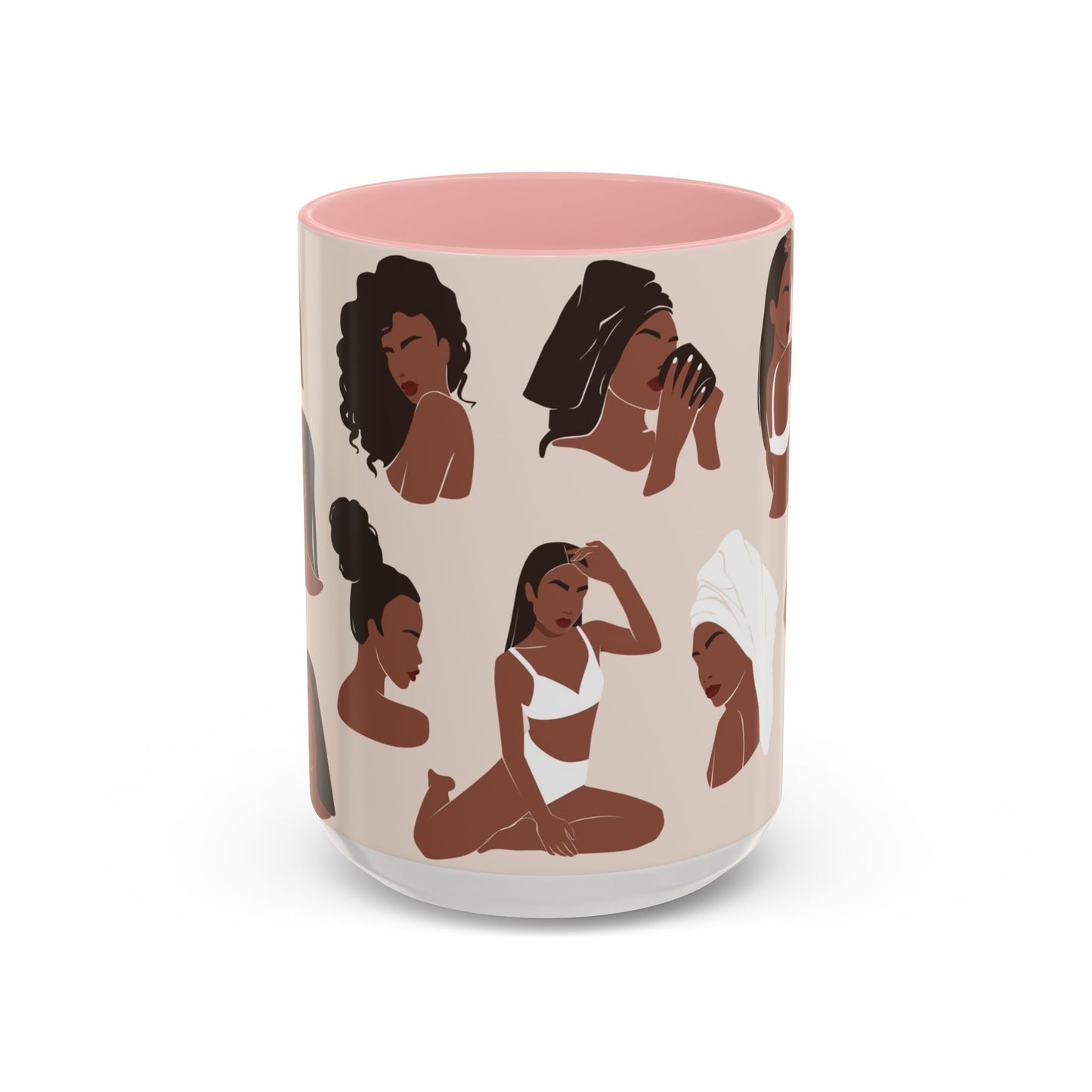 Women Coffee Mug, Empowerment Gift, Modern Art Mug, Inspirational Decor, Self-Care Coffee Cup