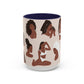 Women Coffee Mug, Empowerment Gift, Modern Art Mug, Inspirational Decor, Self-Care Coffee Cup