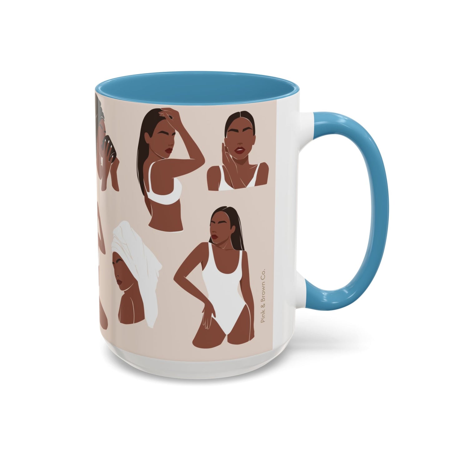 Women Coffee Mug, Empowerment Gift, Modern Art Mug, Inspirational Decor, Self-Care Coffee Cup