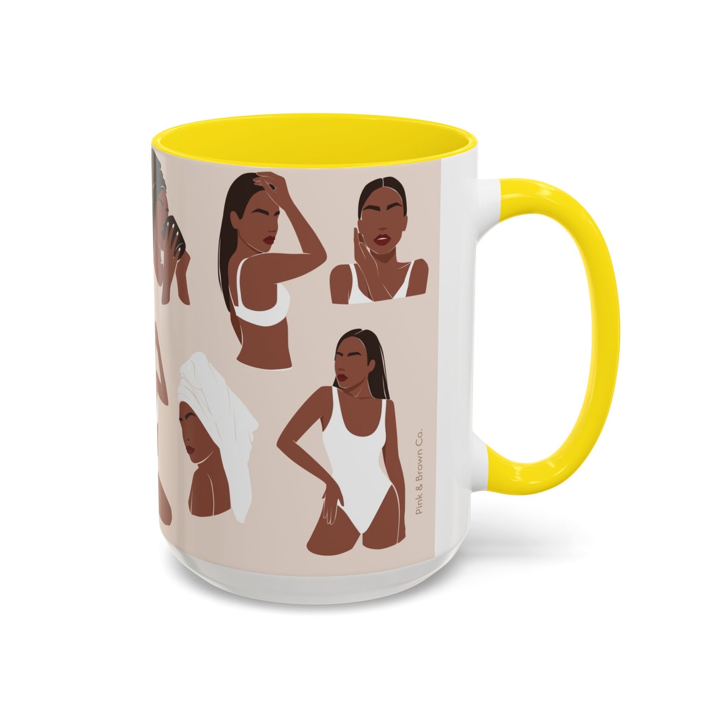 Women Coffee Mug, Empowerment Gift, Modern Art Mug, Inspirational Decor, Self-Care Coffee Cup