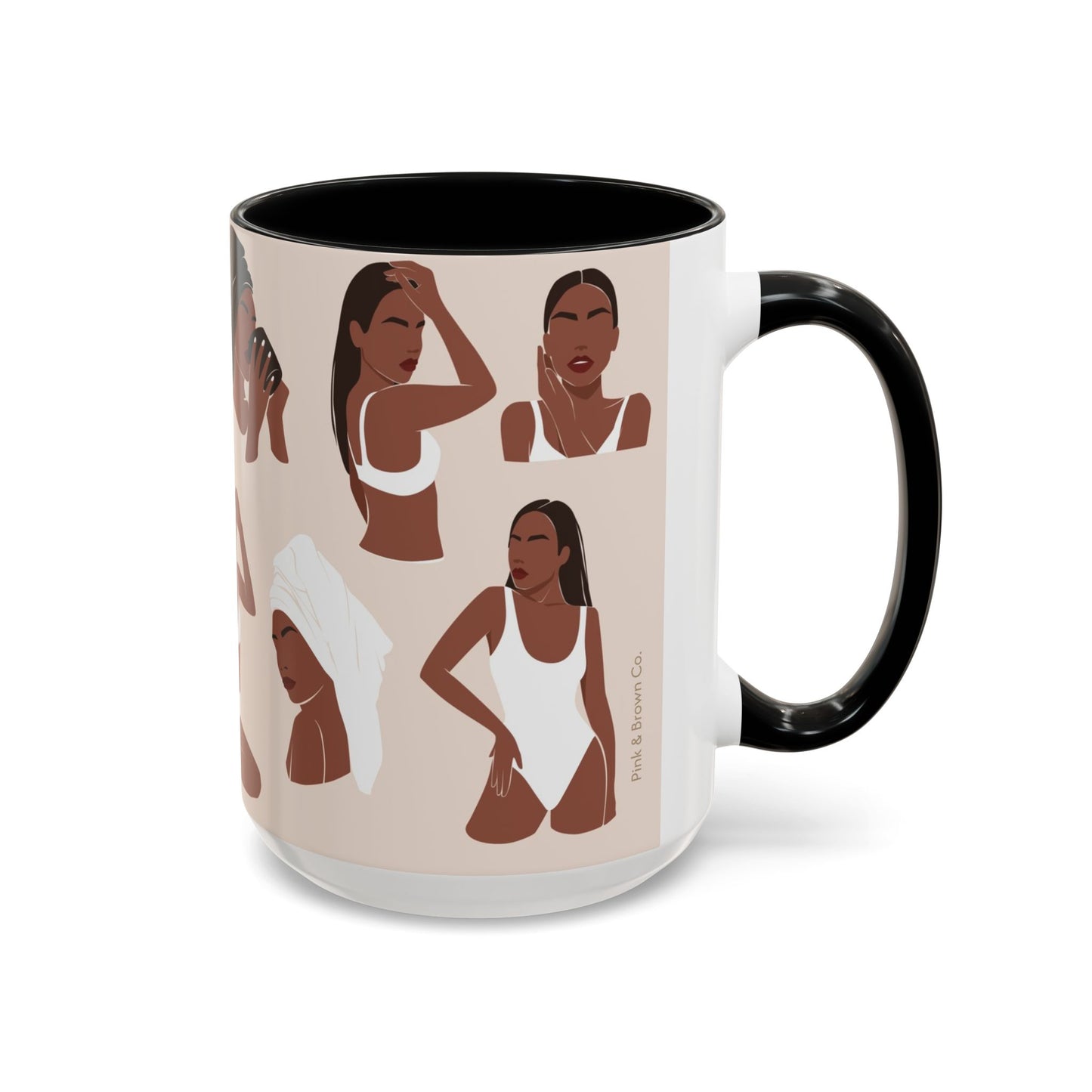 Women Coffee Mug, Empowerment Gift, Modern Art Mug, Inspirational Decor, Self-Care Coffee Cup