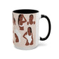 Women Coffee Mug, Empowerment Gift, Modern Art Mug, Inspirational Decor, Self-Care Coffee Cup