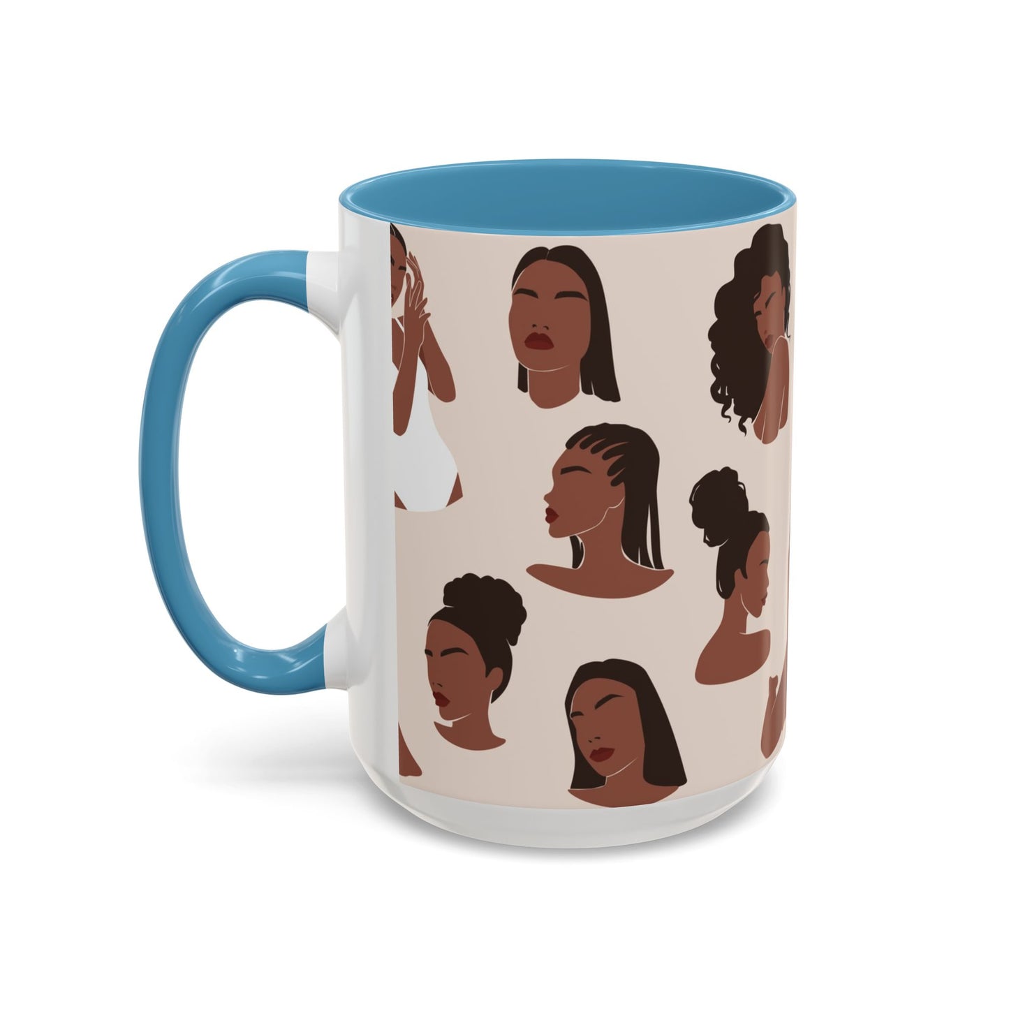 Women Coffee Mug, Empowerment Gift, Modern Art Mug, Inspirational Decor, Self-Care Coffee Cup