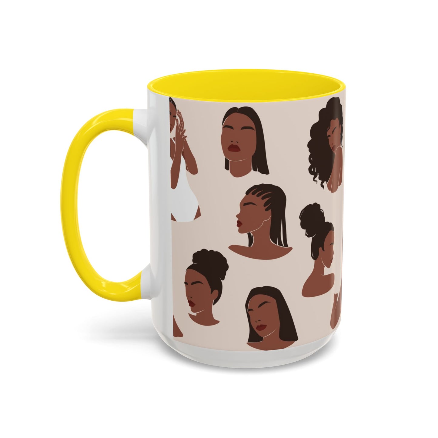 Women Coffee Mug, Empowerment Gift, Modern Art Mug, Inspirational Decor, Self-Care Coffee Cup