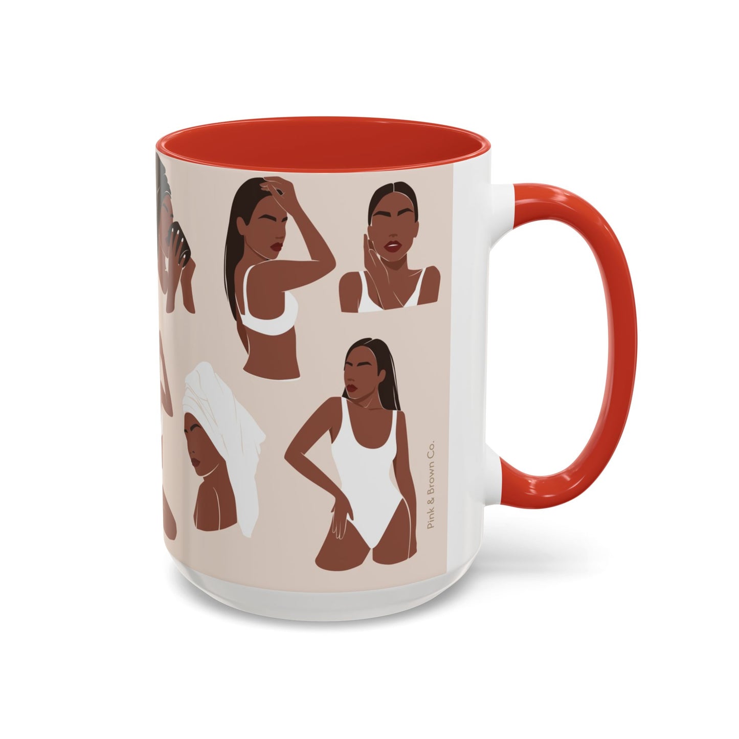 Women Coffee Mug, Empowerment Gift, Modern Art Mug, Inspirational Decor, Self-Care Coffee Cup