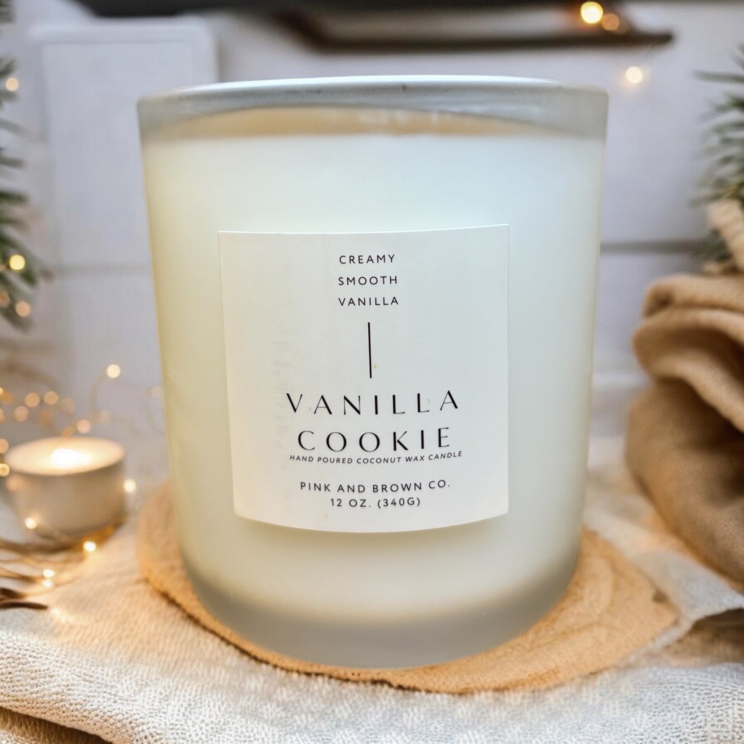 Luxury Coconut Apricot Wax Candle 12 oz.